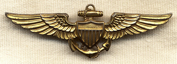 WW II USN Pilot Wing by Balfour