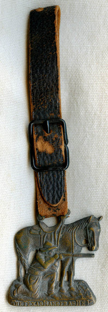 "The Texas Ranger, As He Is" Watch Fob
