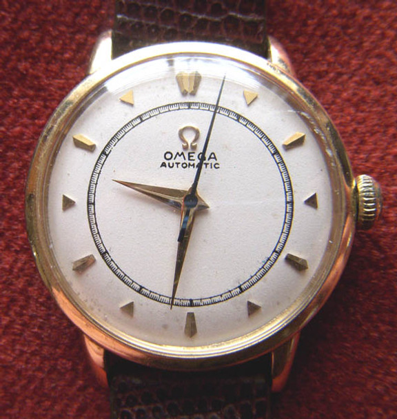 Beautiful Gold-Filled 1950s Omega Automatic Wrist Watch
