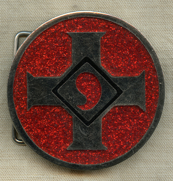Vintage Ca 1979 Ku Klux Klan(KKK) Belt Buckle by PSS.