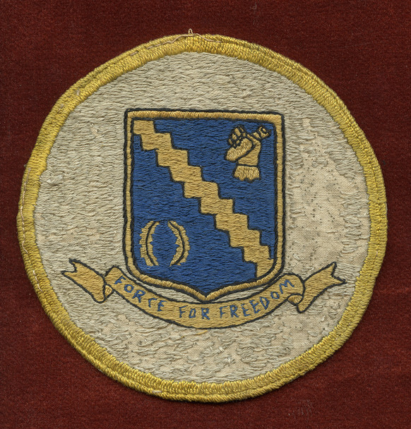 Rare Very Early WWII USAAF 98th Bomb Group Jacket Patch North African Made 9th & 12th Air Forces