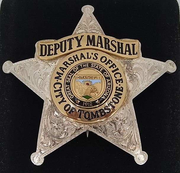 Official Issue Tombstone Deputy Marshal badge by Silverado