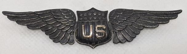 Rare and Iconic WWI US Air Service Pilot Wing by SHREVE & CO