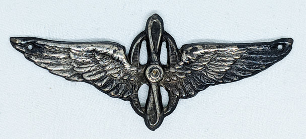 Extremely Rare WWI Italian Military Aviation Corps  Model 1915 Enlisted Military Observer's Badge in