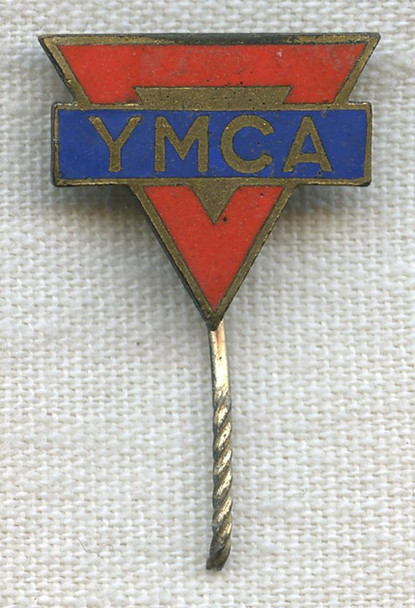 Theatre-Made WWI Young MenÕs Christian Association (YMCA) Stick Pin NO LONGER AVAILABLE
