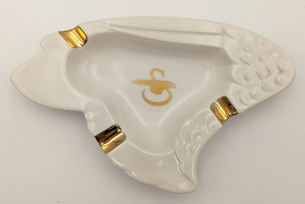 Wonderful 1950s Sikorsky Aircraft Logo-Shaped promotional Ashtray