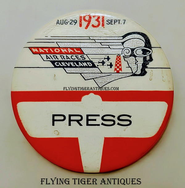 1931 National Air Races Press Badge