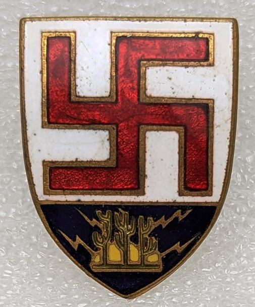 Rare & Stunning 1930s New Mexico A&M College ROTC DI Unit Crest