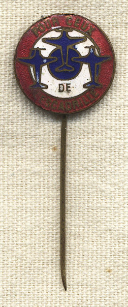 Rare French Air Force Pin "Pour Ceux de l'Escadrille"