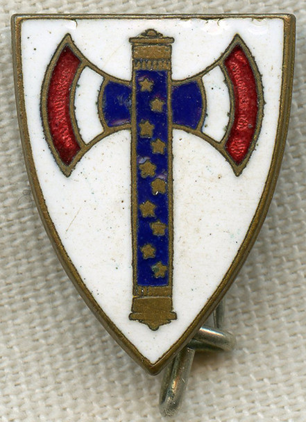 フランス海軍 プレリアル 刺繍パッチ Rare, French-Made Vichy France Supporters Lapel Pin from WWII