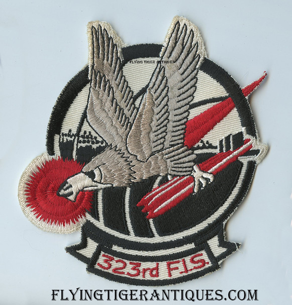 Great 1950’s USAF 323rd Fighter Interceptor Squadron Jacket Patch