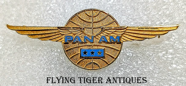 Mint in Box Early 1970s PAA Pan Am Airways Captain Wing by Balfour