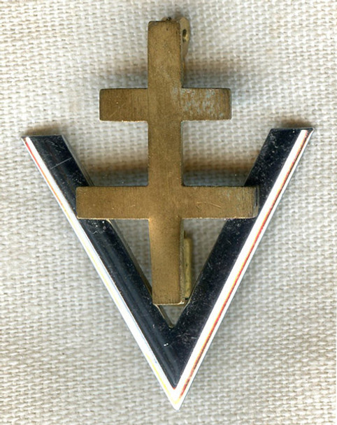 Wonderful Ca. 1944 French Forces of the Interior Officer's Beret Badge