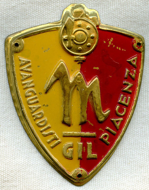 1930s-WWII Italian Fascist Youth Guard/GIL-Gioventù Italiana del Littorio Piacenza Sleeve Shield