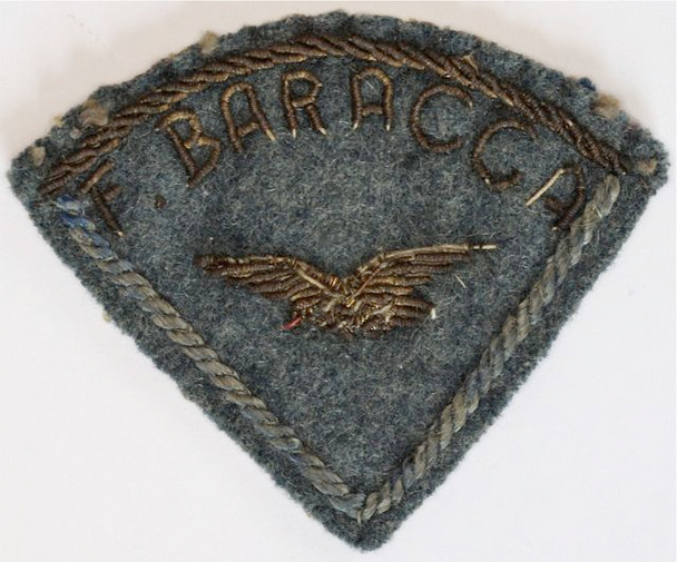 Rare Mid 1920s Italian Air Force Baracca (WWI Italian Ace) Squadron Sleeve Badge