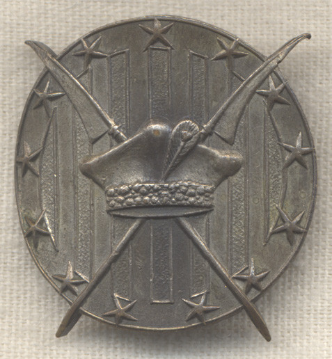 Extremely Rare 1920s - 1930s Polish 111th Fighter Squadron Badge for Enlisted Personnel