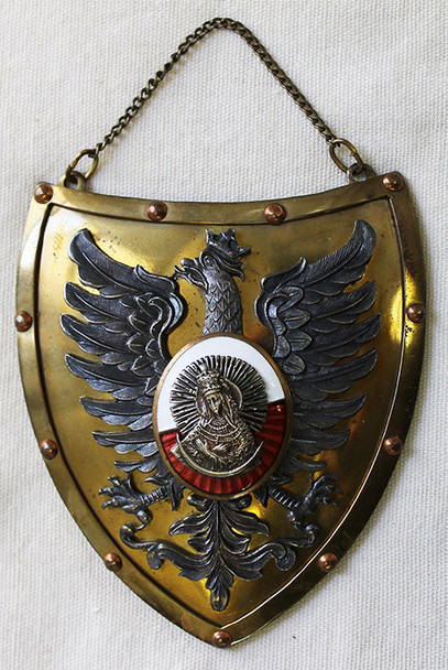 Large Beautiful 1930's Polish Gorget Type Badge Unidentified
