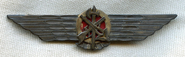 Spanish Civil War Silver Pilot Wing for Italian Fascist Legion Pilots For Franco's Nationalists