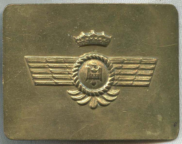 Circa 1938-1939 Spanish Civil War Spanish Nationalist Air Force EM Belt Buckle