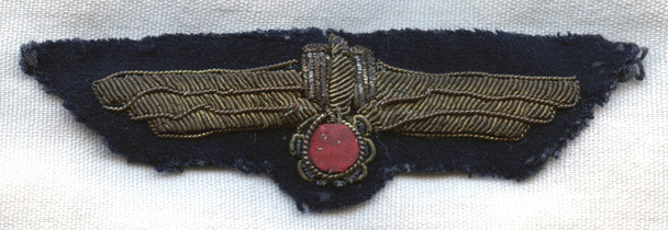 Unknown Ca 1930s-WWII Bullion Wing Spanish? German?