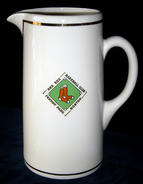 1950s Boston Red Sox Baseball Club Water/Beer Pitcher by Balfour Ceramic