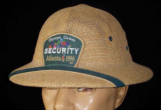 Rare 1996 Summer Olympics Security Officer Sun Helmet
