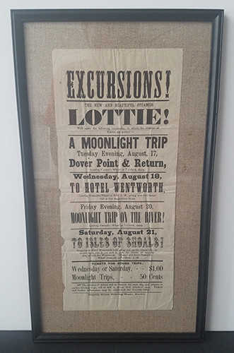 Wonderful 1860's-70's Portsmouth Area Nautical Broadside