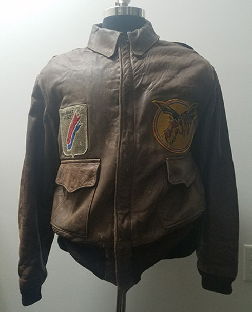Wonderful WWII USAAF 8th Air Force 381st Bomb Gp 534th Bomb Sq A-2 Type Combat Airman Flight Jacket