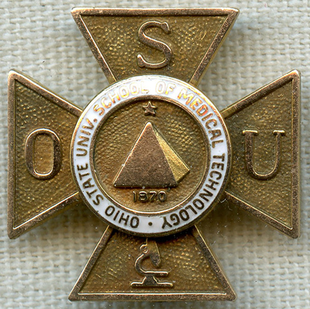 1950's-60's Ohio State University School of Medical Technology Graduation Pin