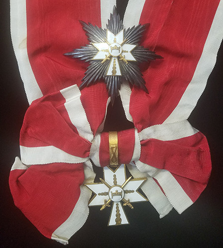 RARE WWII Croatian Grand Cross Set of the Order of King Zvonimir w