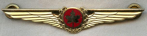 Beautiful 1980's 4th Issue Air Canada Pilot Wing by Bond-Boyd of Toronto