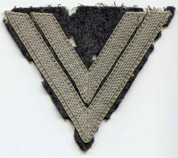 WWII Luftwaffe Obergefreiter Sleeve Rank in Salty Condition