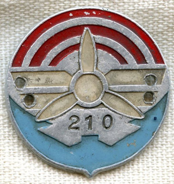 Numbered WWII Japanese Aircraft Company Worker ID Badge