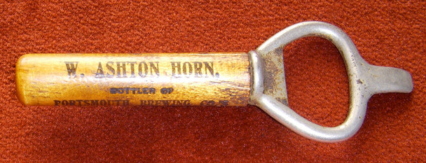 Rare 1905 Advertising Corkscrew or Opener for Somersworth, NH Bottler, Agent of Portsmouth Brewery