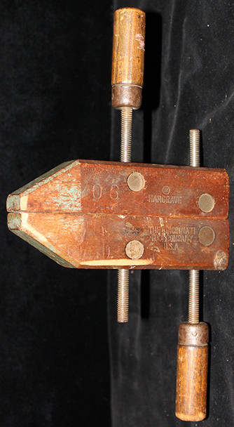 Vintage Wood Clamp by Hargrave Cincinnati Tool Company