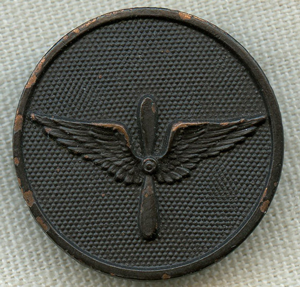 WWI US Air Service Enlisted Man Branch of Service Collar Disk