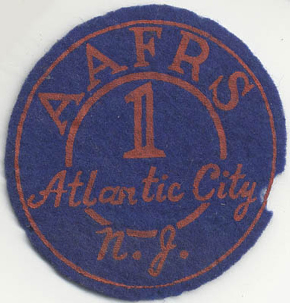 WWII USAAF Recruiting Service Unit 1 Atlantic City, New Jersey Patch