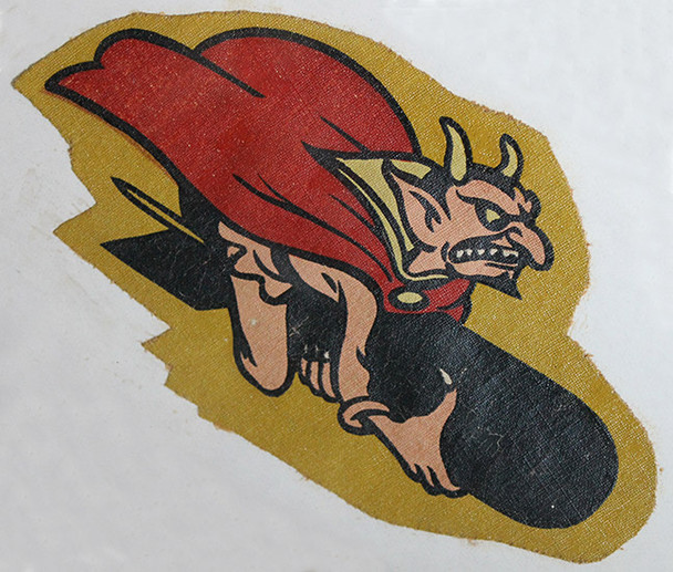 Framed WWII Grouping of a 549th BS, 385th BG, 8th AF Navigator w/ Amcraft Wings & Original Sq. Patch