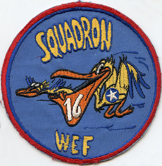 Rare WWII USAAF War Eagle Field Flight Training Squadron 16 Jacket Patch. Disney Designed.