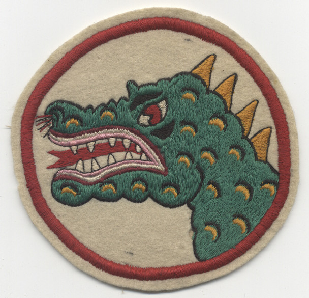 WWII Aussie-Made USAAF 405th Bomb Squadron, 38th Bomb Group, 5th Air Force, 2/42-7/45 Jacket Patch