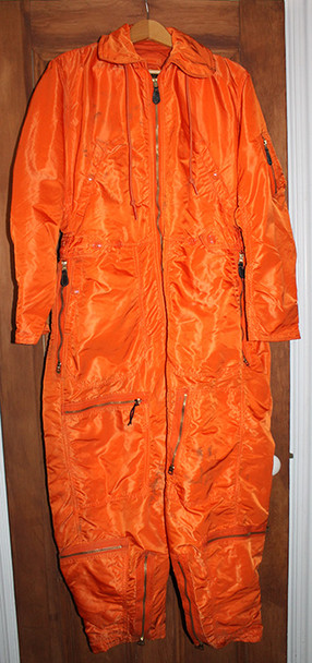 Scarce 1960 Dated USAF Type CWU-1/P Flight Suit (Hooded) Size Medium Regular