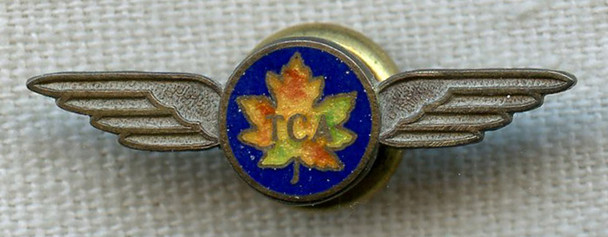 1940s Sterling Trans-Canada Airlines (TCA) Lapel Pin