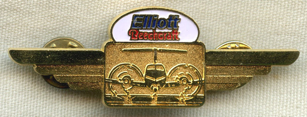 1993 Elliott Beechcraft Aviation Pilot Wing