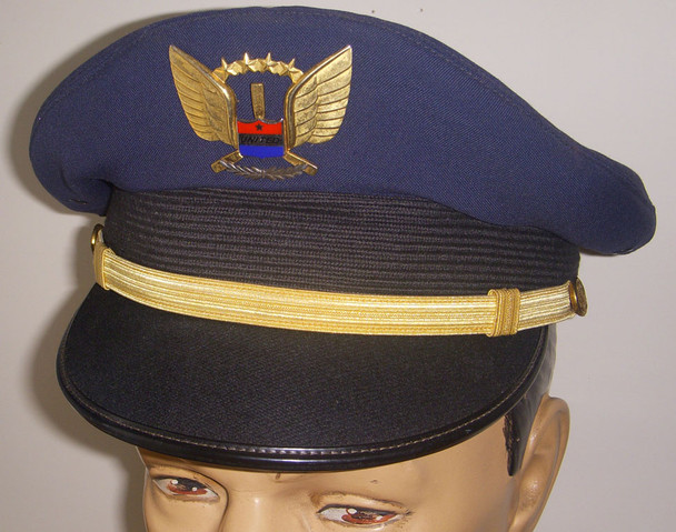 1990s United Air Lines Pilot Hat with 6th Issue Hat Badge