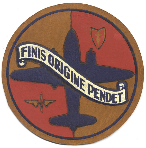 1944 USAAF 441st Bomb Squadron, 320th Bomb Group, 12th Air Force Jacket Patch Made In France
