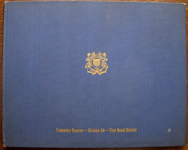 WWII Pictorial Record of USCG Temporary Reserve Division 5A 1st Naval District with Certificates