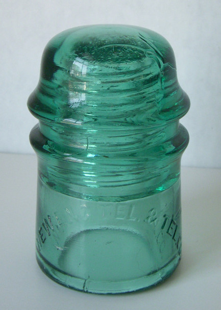 Uncommon Ca. 1900 New England Telephone & Telegaph Co. Glass Insulator Type CD 121