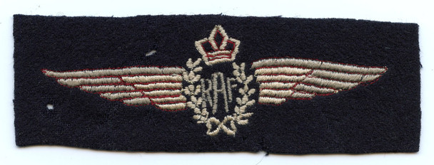 Rare Circa 1945 Belgian-Made RAF (Royal Air Force) Wing