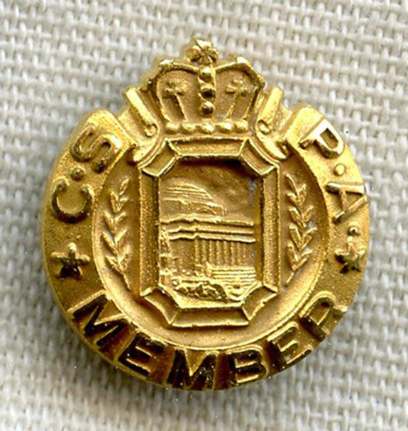 1950s Columbia Scholastic Press Association (CSPA) Member Lapel Badge