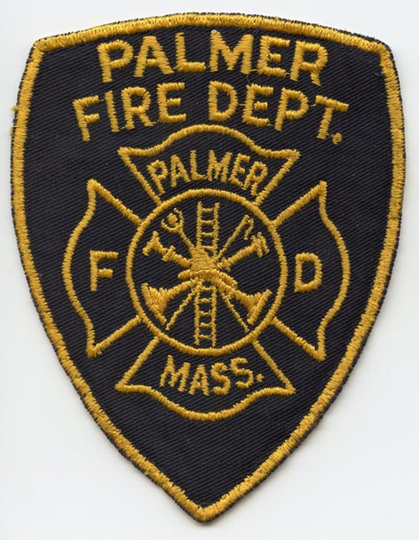 1970's Palmer, Massachusetts Fire Department Patch